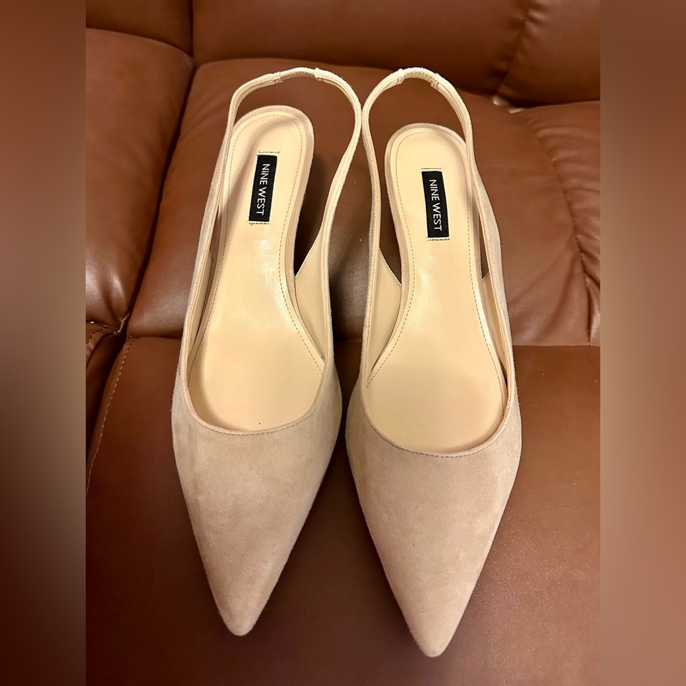 Nine West Nataly Slingback Pumps (Suede)